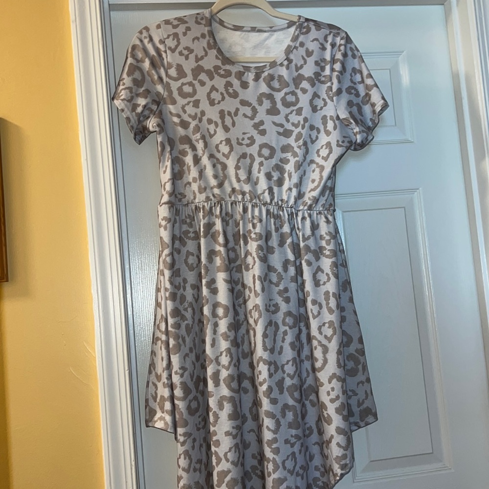 Cheetah print dress